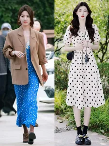 How to Style a Tea Length Dress with Low Heels for Summer - image 12