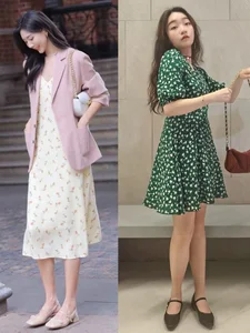 How to Style a Tea Length Dress with Low Heels for Summer - image 13