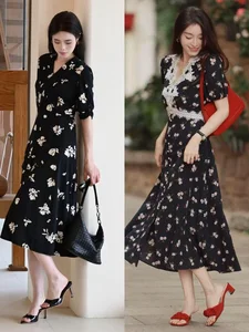 How to Style a Tea Length Dress with Low Heels for Summer - image 4