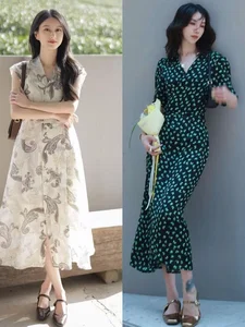 How to Style a Tea Length Dress with Low Heels for Summer - image 0