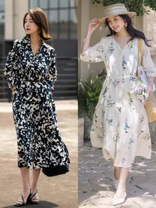 How to Style a Tea Length Dress with Low Heels for Summer - image 9