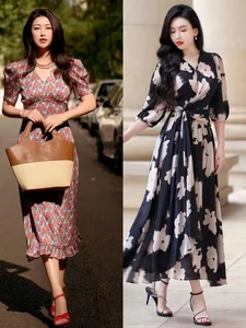 How to Style a Tea Length Dress with Low Heels for Summer - image 3