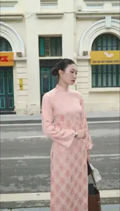 Nguyet Anh in Ao Dai: Volleyball Beauty Queen's Graceful New Year Look - image 0