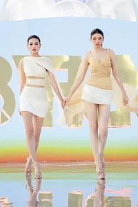 Model Vo Hoang Yen Stuns Runway with 8-Month Baby Bump Catwalk - image 7