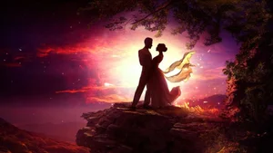 Cute and Romantic Couple Love Wallpapers for Mobile and PC - image 35