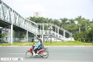Hanoi's Unusual Pedestrian Bridge Leading Directly Into a Garden - image 0