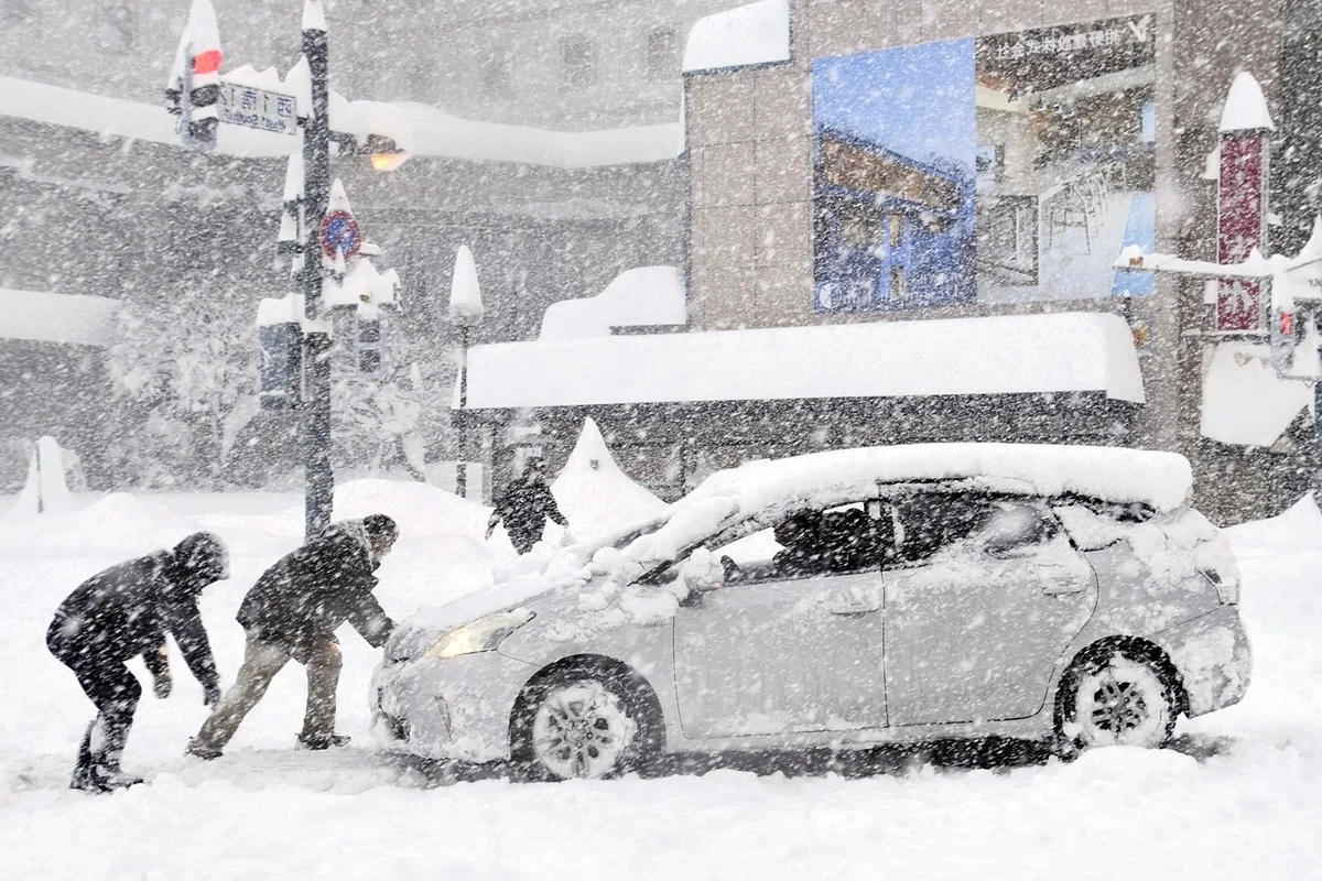 Record-Breaking Snowfall Blankets Northern Japan in a Winter Wonderland