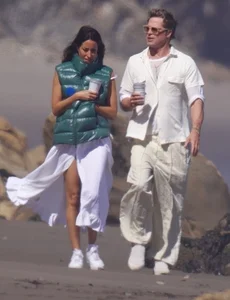 Brad Pitt and Ines de Ramon: A Look at Their Sophisticated Matching Couple Style and Red Carpet Fashion - image 4