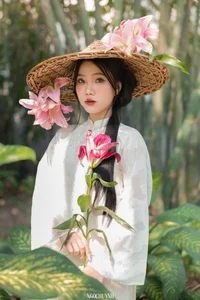 Ethereal Muse in the Bamboo Forest: A Poetic Traditional Journey - image 6