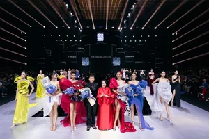 Ngoc Chau and Huong Ly Mesmerize in Smoke-Inspired Runway Gowns - image 3