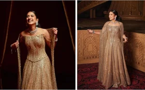 The Radiant Bride: Admiring Radhika Merchant’s Beauty at the Ambani Wedding - image 4