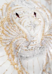 Sparkling Elegance: Runner-up Phuong Nhi Shines in Swarovski-Encrusted Ao Dai for Her Engagement Ceremony - image 1