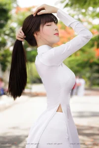 Timeless Elegance: A Gallery of Vietnamese Schoolgirls in Traditional White Ao Dai - image 27