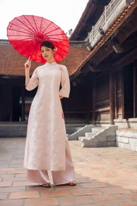 Sophisticated Ao Dai Designs for Lunar New Year: Elegant and Flattering Styles for Women - image 2