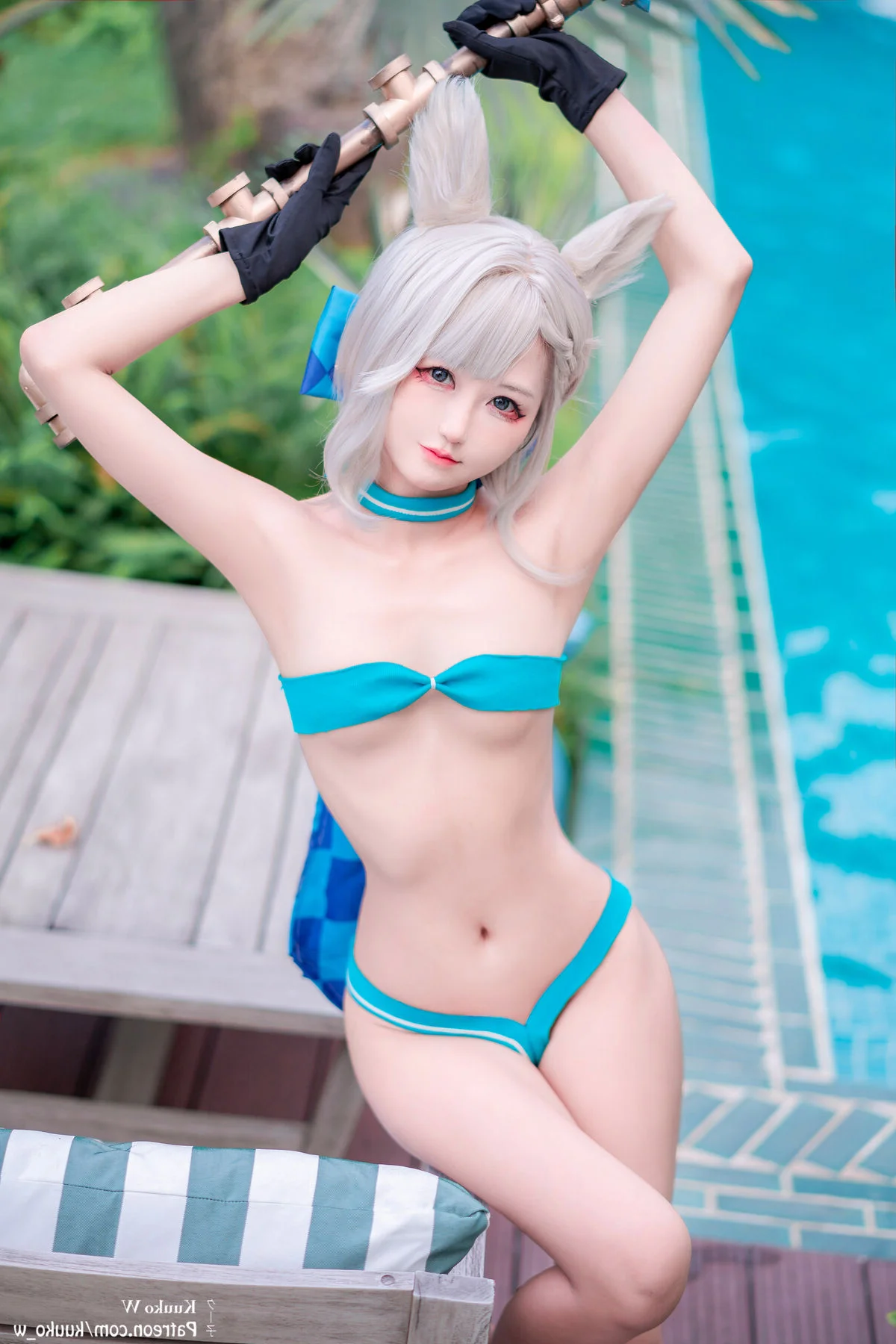 Kuukow No.196 Lynette Bikini Cosplay: Stunning Genshin Impact Fan Art and Photoshoot Showcase