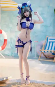 Coser Bangni Transforms into Alluring Swimsuit Cheshire on the Beach - (87P) - image 25