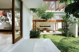 Modern Two-Story Light-Filled House Design for Tech Professional Couples - image 0