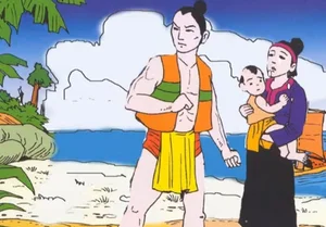 The Legend of Mai An Tiem: A Classic Vietnamese Fairy Tale of Resilience and the Origin of Watermelons - image 6