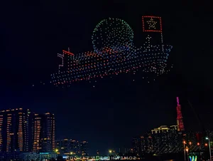 Spectacular 1,100 Drone Light Show Illuminates the Night Sky Over Ho Chi Minh City - image 6