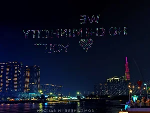 Spectacular 1,100 Drone Light Show Illuminates the Night Sky Over Ho Chi Minh City - image 3