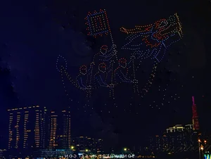 Spectacular 1,100 Drone Light Show Illuminates the Night Sky Over Ho Chi Minh City - image 2