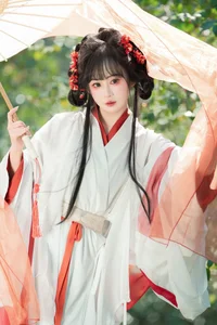 Hanfu Elegance Amidst Camellias YiTuYu Vol.8881 Jiao Yi Zhi Sui Sui - image 27