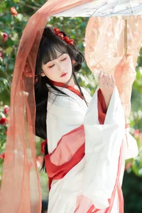 Hanfu Elegance Amidst Camellias YiTuYu Vol.8881 Jiao Yi Zhi Sui Sui - image 3