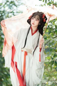 Hanfu Elegance Amidst Camellias YiTuYu Vol.8881 Jiao Yi Zhi Sui Sui - image 7