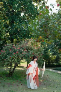 Hanfu Elegance Amidst Camellias YiTuYu Vol.8881 Jiao Yi Zhi Sui Sui - image 0
