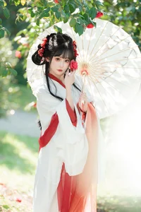 Hanfu Elegance Amidst Camellias YiTuYu Vol.8881 Jiao Yi Zhi Sui Sui - image 1