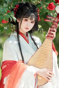 Hanfu Elegance Amidst Camellias YiTuYu Vol.8881 Jiao Yi Zhi Sui Sui - image 10