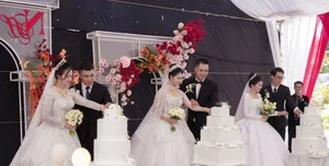 A Rare and Beautiful Celebration: Three Sisters Share a Triple Wedding Day - image 7