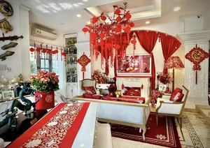 Inside Supermodel Thuy Hanh's Stunning Red-Themed Lunar New Year Villa - image 6