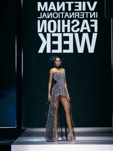 H'Hen Niê Stuns in Crystal-Embellished Gown with High Slit Detail - image 9