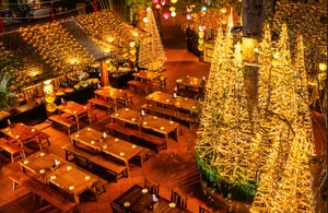 Unique Bamboo Christmas Tree Forest Captivates Visitors in Hanoi - image 2