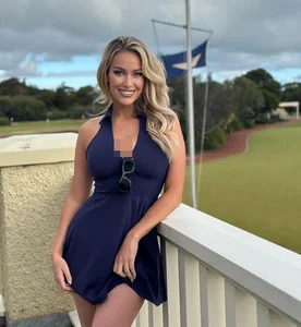 Empowered on the Green: Famous Golf Beauty Delivers Fierce Response to Online Critics - image 1