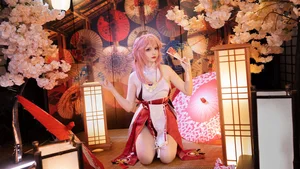 Stunning Genshin Impact Yae Miko Cosplay by Yuki Astra: 61P Photo Set - image 10