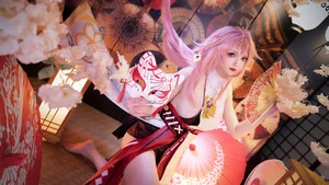 Stunning Genshin Impact Yae Miko Cosplay by Yuki Astra: 61P Photo Set - image 24