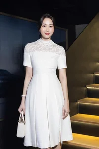 Dang Thu Thao Exudes Elegance With Crocodile Bag Beside Royal Beauty - image 5