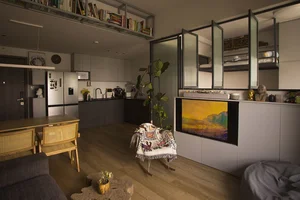 Stunning Renovation of a 49-Square-Meter Minimalist Apartment for Four People - image 12