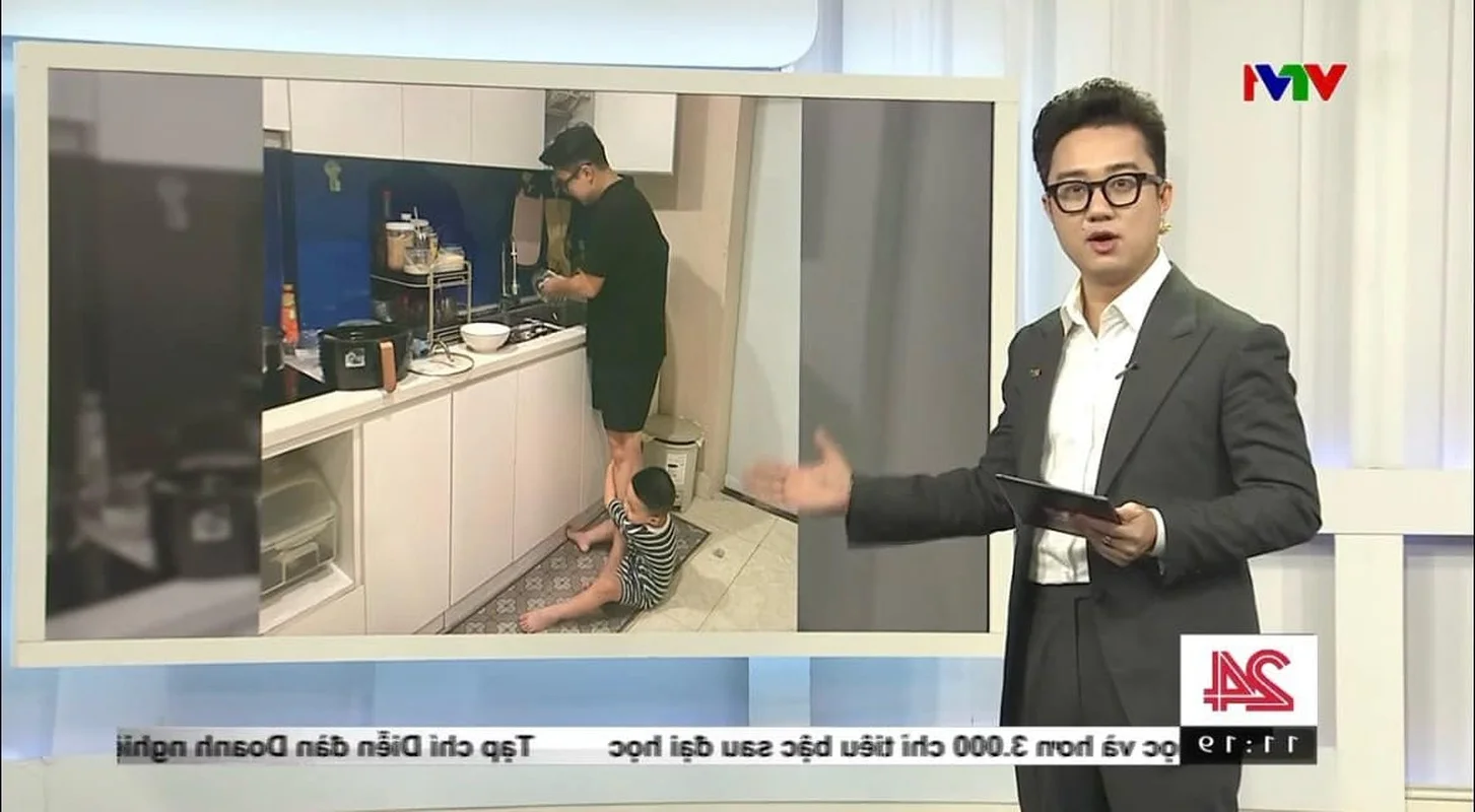 VTV Host Duong Son Lam Wins Hearts with Heartwarming Dishwashing Photo