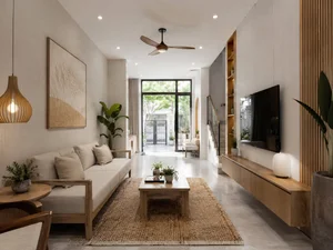 35 Living Room Designs for Narrow Homes: Maximizing 3m to 5m Widths - image 0