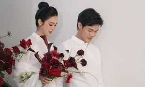 Elegant Couple Fashion: Exploring the Sophisticated Style of Quynh Luong and Her Husband - image 8