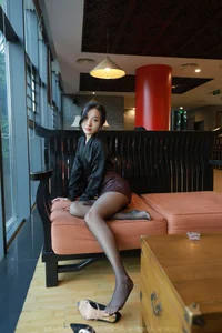 IESS Collection: Wan Ping in Stylish Brown Leather Skirt - image 65