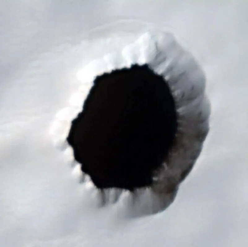 Is This Mysterious Mars Crater an Entrance to an Underground World?