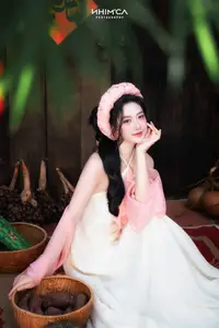 Gentle Beauty of a Vietnamese Girl in Elegant Traditional Attire - image 9