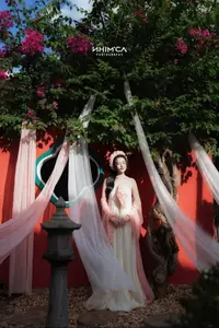 Gentle Beauty of a Vietnamese Girl in Elegant Traditional Attire - image 13
