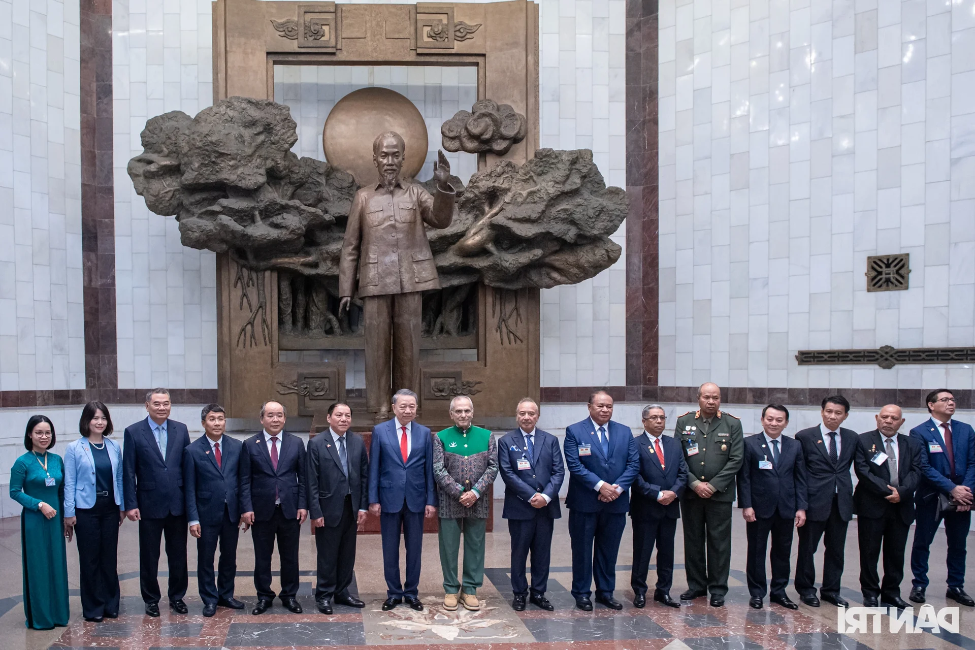 President To Lam and Timor-Leste President José Ramos-Horta Tour Ho Chi Minh Museum in Hanoi