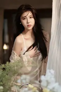 Etsuko's Enchanting Serenity: YiTuYu Vol.8580 Lace Nightwear in Soft Light. - image 9