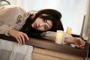 Etsuko's Enchanting Serenity: YiTuYu Vol.8580 Lace Nightwear in Soft Light. - image 6